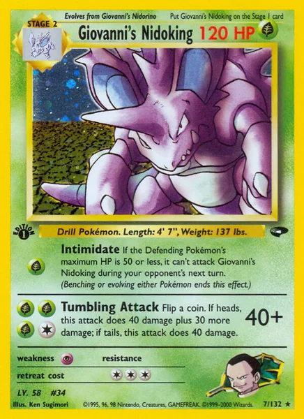 Giovanni's Nidoking card image