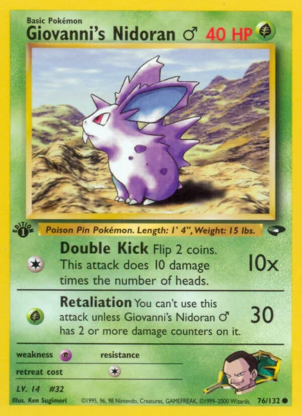 Giovanni's Nidoran card image