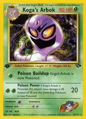 Koga's Arbok card image