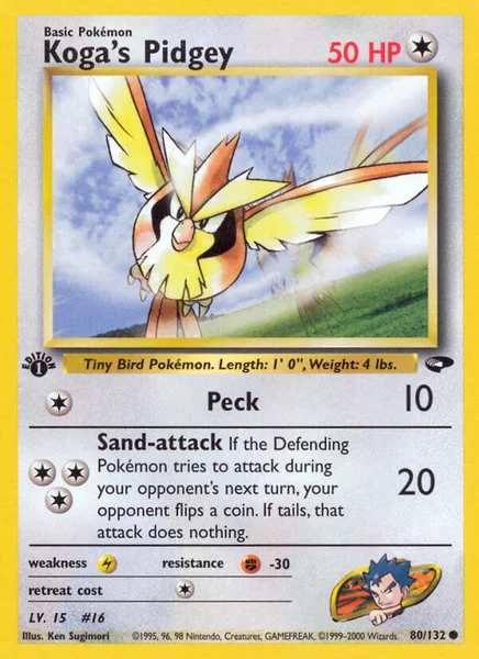 Koga's Pidgey card image