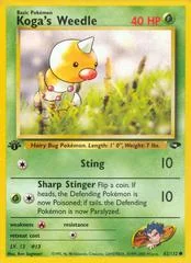 Koga's Weedle card image