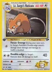Lt. Surge's Raticate card image