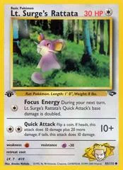Lt. Surge's Rattata card image