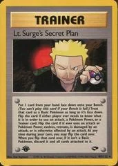 Lt. Surge's Secret Plan card image