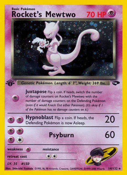 Rocket's Mewtwo card image