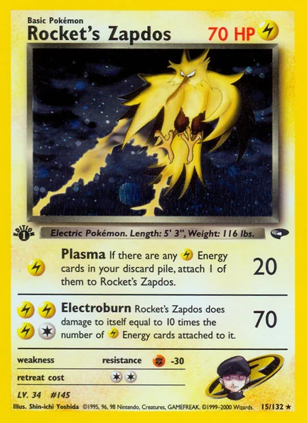 Rocket's Zapdos card image