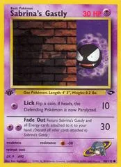 Sabrina's Gastly card image
