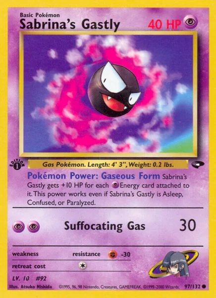 Sabrina's Gastly card image
