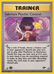 Sabrina's Psychic Control card image