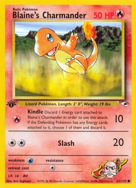 Blaine's Charmander card image