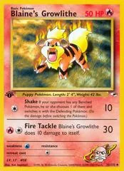 Blaine's Growlithe card image