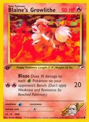 Blaine's Growlithe card image