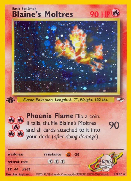 Blaine's Moltres card image