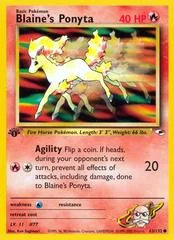 Blaine's Ponyta card image