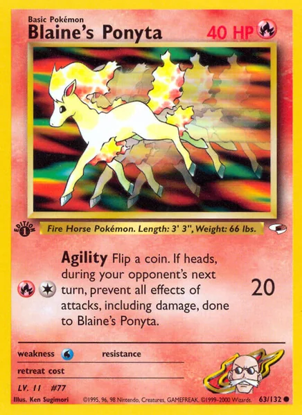 Blaine's Ponyta card image