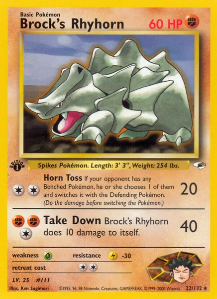 Brock's Rhyhorn card image