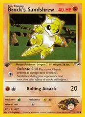 Brock's Sandshrew card image