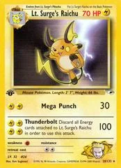 Lt. Surge's Raichu card image