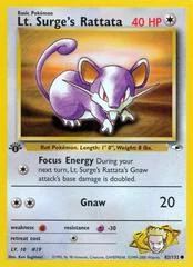 Lt. Surge's Rattata card image