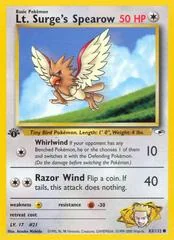 Lt. Surge's Spearow card image