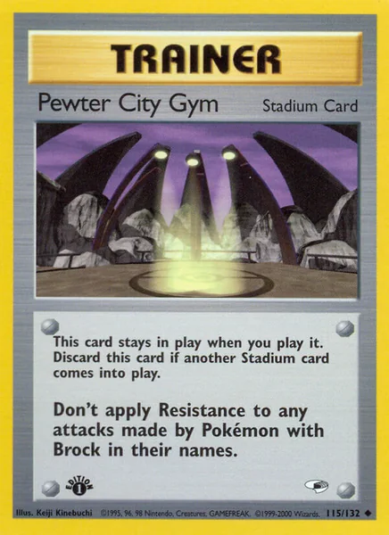 Pewter City Gym card image