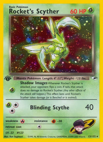 Rocket's Scyther card image