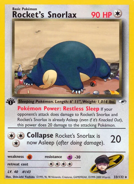 Rocket's Snorlax card image