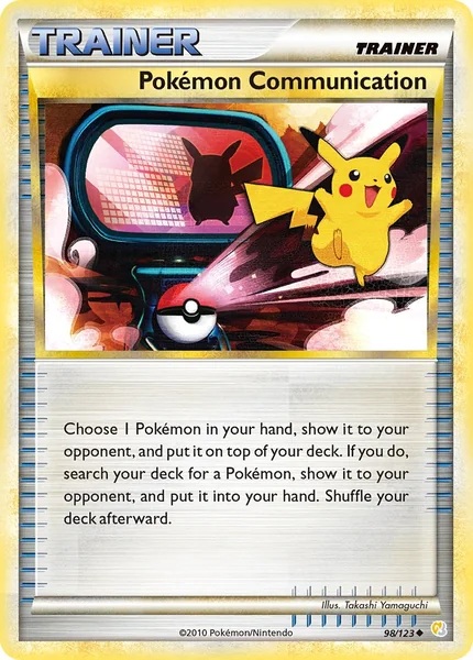 Pokemon Communication card image