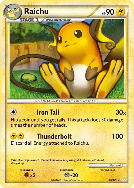 Raichu card image