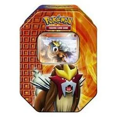 Sealed Entei Tin card image