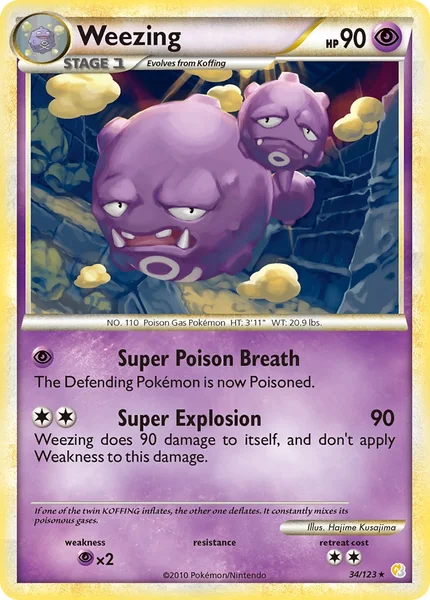 Weezing card image