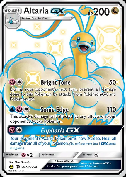 Altaria GX card image