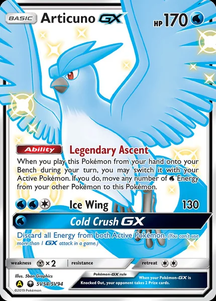 Articuno GX card image