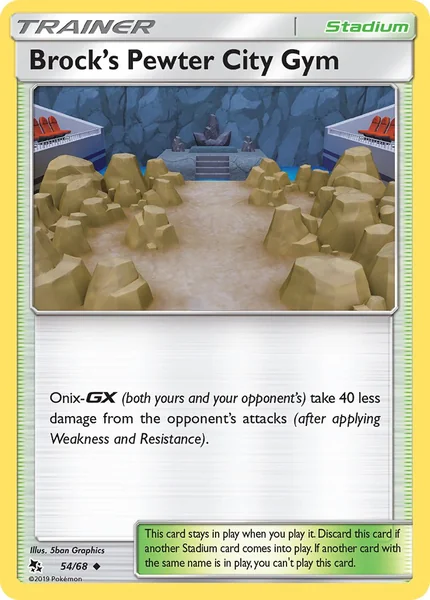 Brock's Pewter City Gym card image