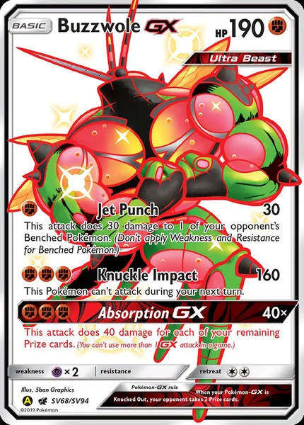 Buzzwole GX card image