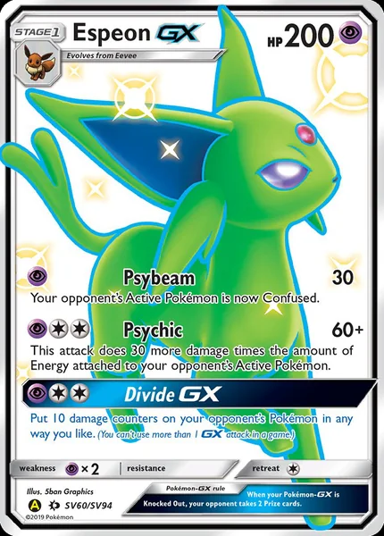 Espeon GX card image