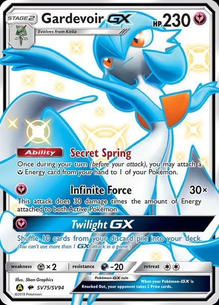 Gardevoir GX card image