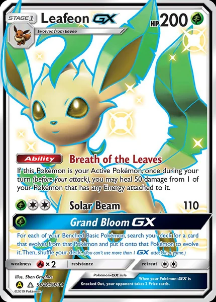 Leafeon GX card image