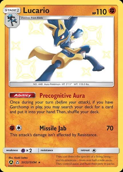 Lucario card image