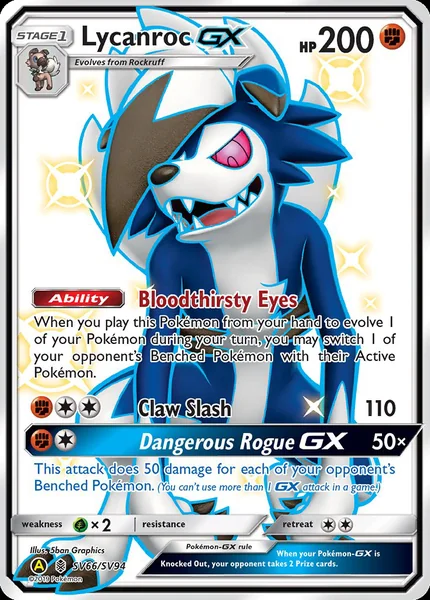 Lycanroc GX card image