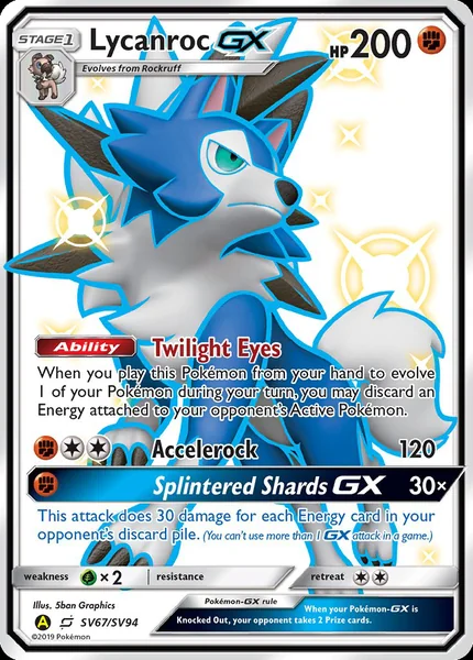 Lycanroc GX card image