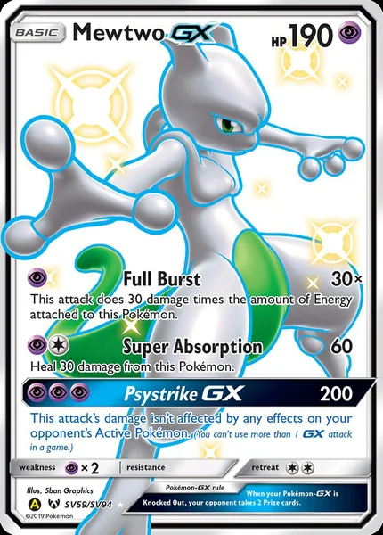 Mewtwo GX card image