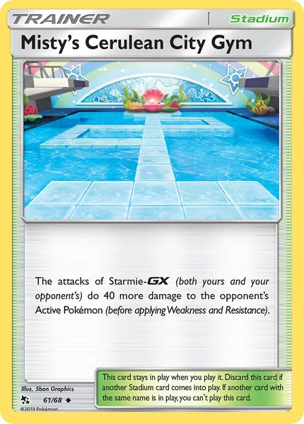 Misty's Cerulean City Gym card image