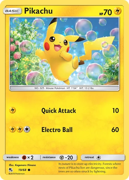 Pikachu card image