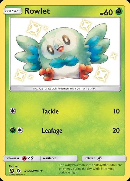 Rowlet card image