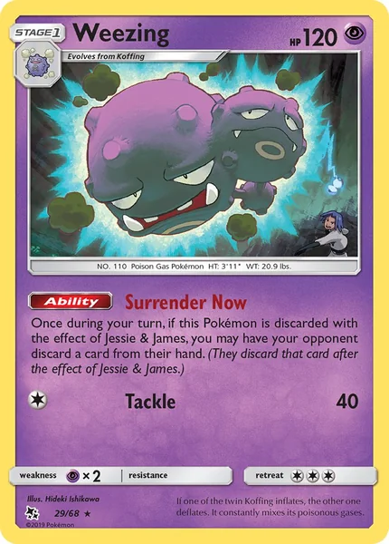 Weezing card image