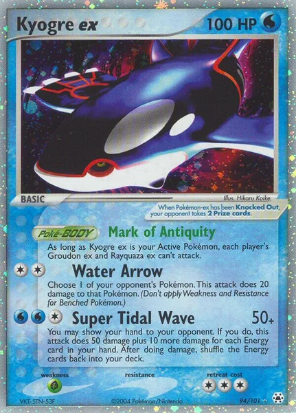 Kyogre EX card image