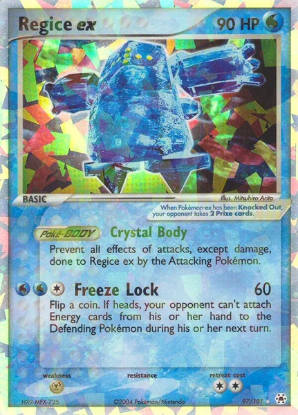 Regice EX card image