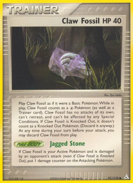 Claw Fossil card image