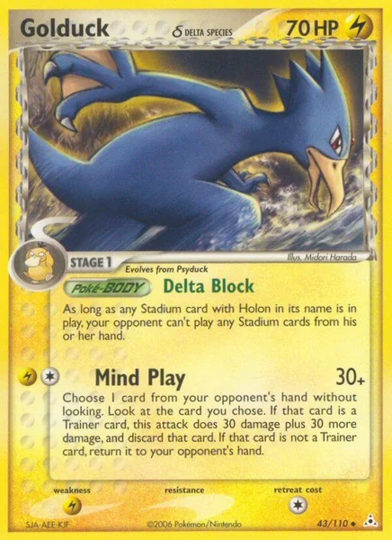 Golduck card image